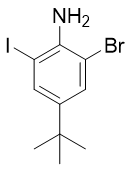 2-bromo-4-(tert-butyl)-6-iodoaniline