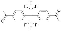 2,2-bis(4-acetylphenyl)hexafluoropropane