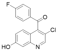 (3-chloro-7-hydroxyquinolin-4-yl)(4-fluorophenyl)methanone